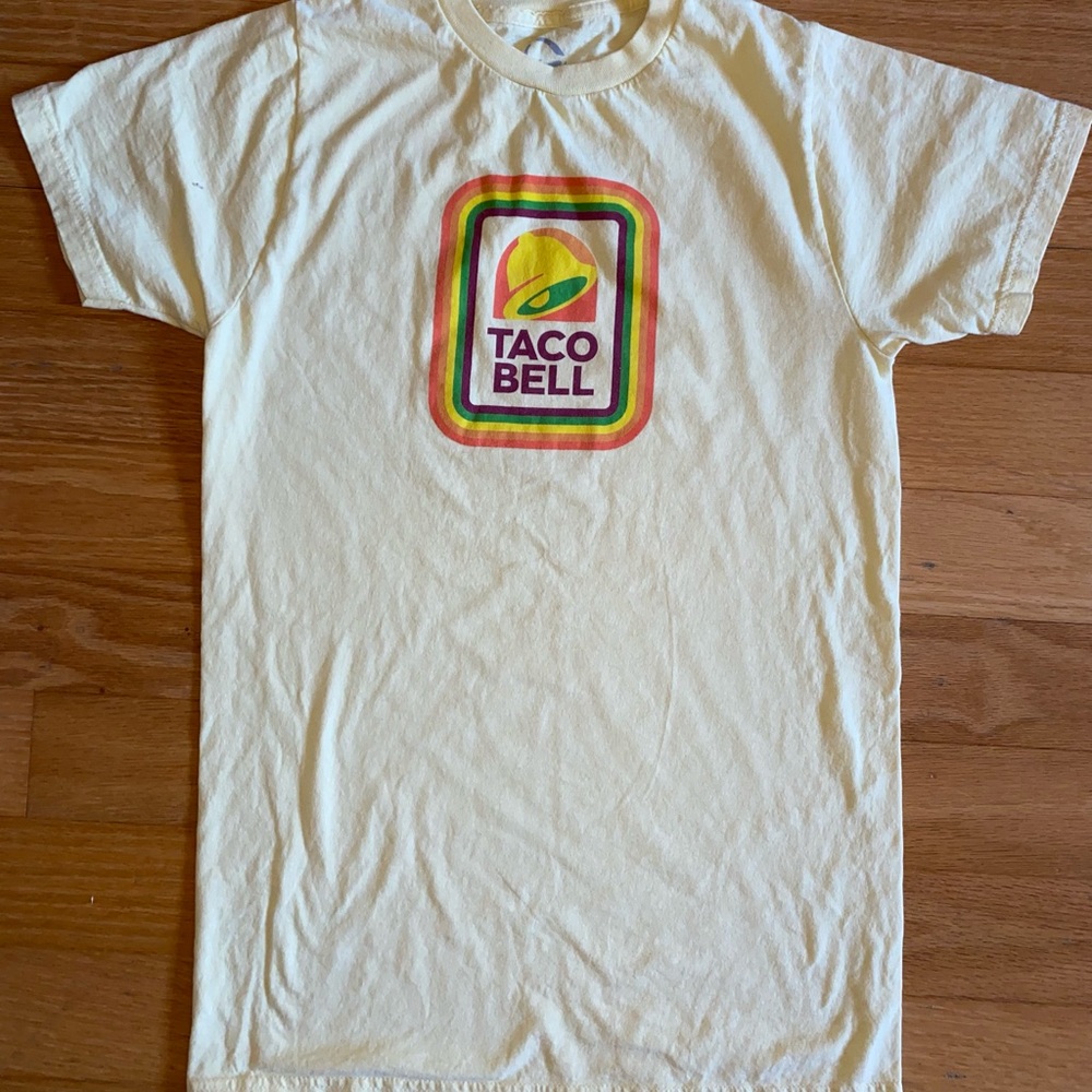 Yellow Retro Graphic Short Sleeve Tee